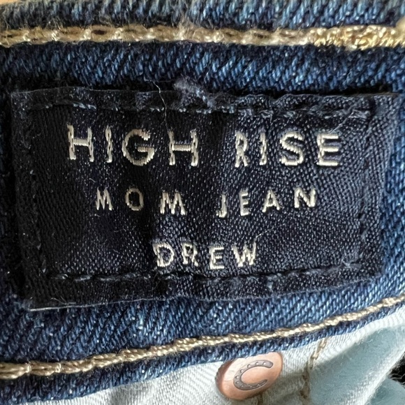 Lucky Brand Drew High Waist Distressed Denim Mom Ankle Jeans - Sz 8 / 29x28, NWT - Picture 8 of 14